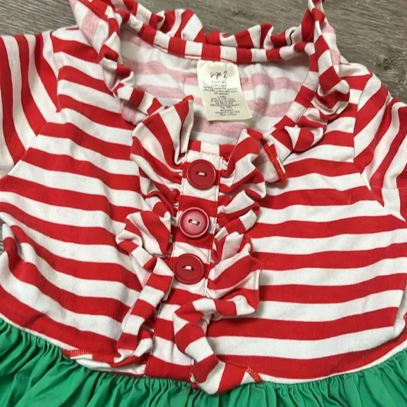 Eleanor Rose Horses Christmas Dress Carousel - Picture 3 of 4